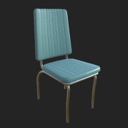 Retro Chair Sella - Turquoise