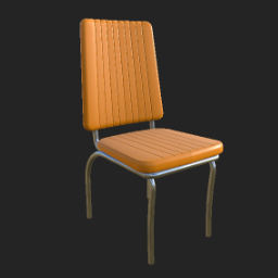 Retro Chair Sella - Orange