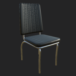 Retro Chair Sella - Black
