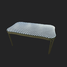 Retro Table Sella 1800 Checkered