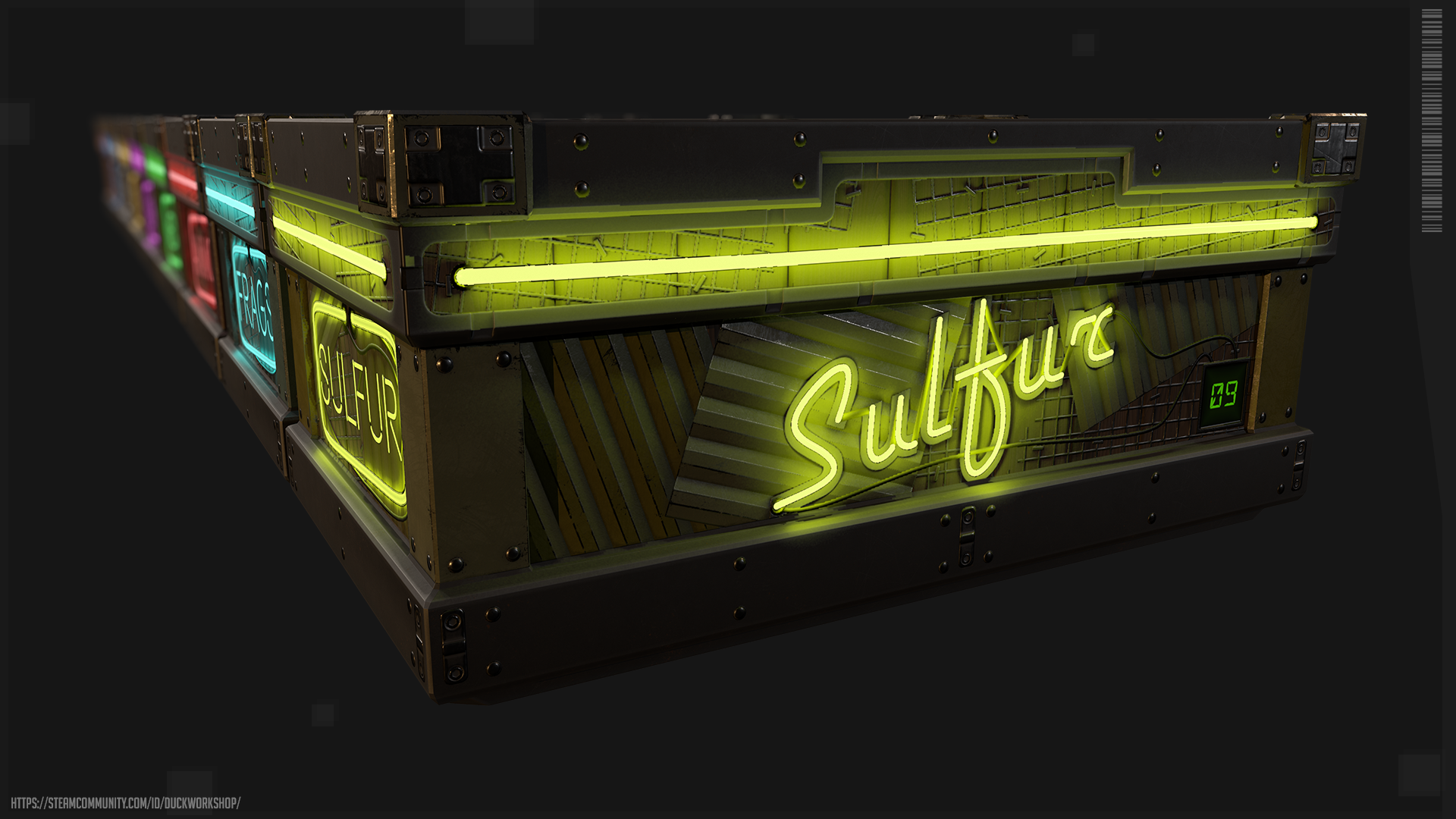 Neon Sulfur Storage