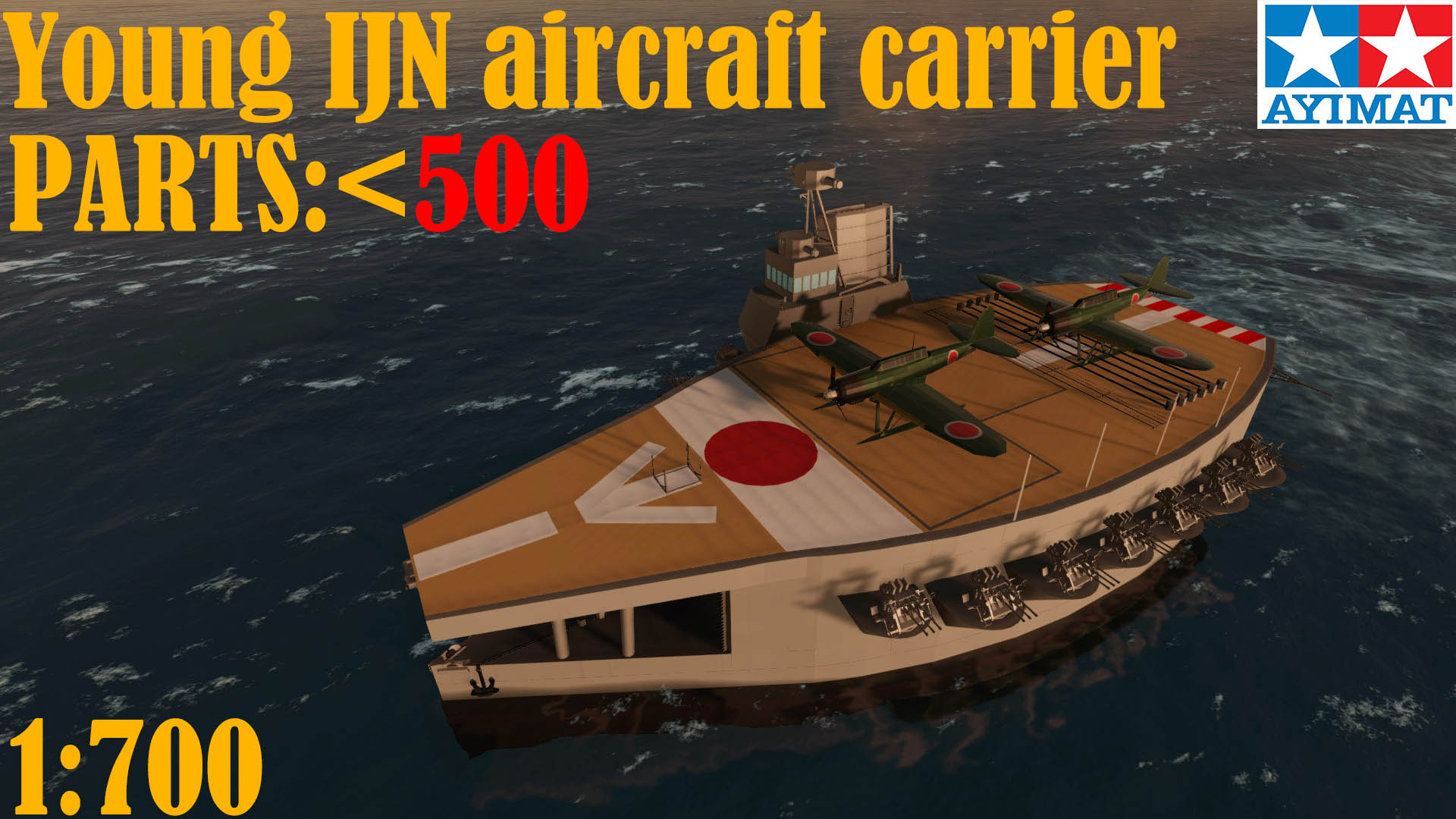 Mini  IJN aircraft carrier