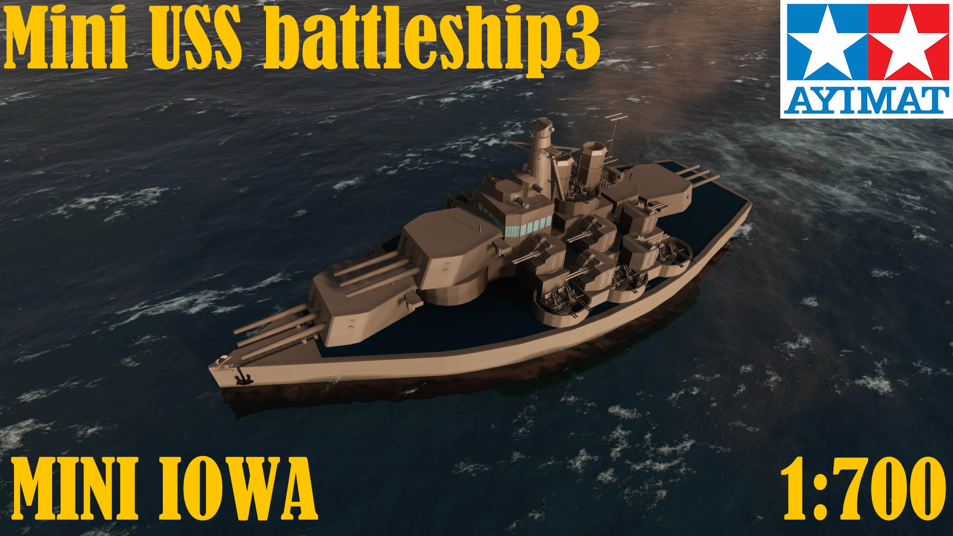 Mini USS battleship3