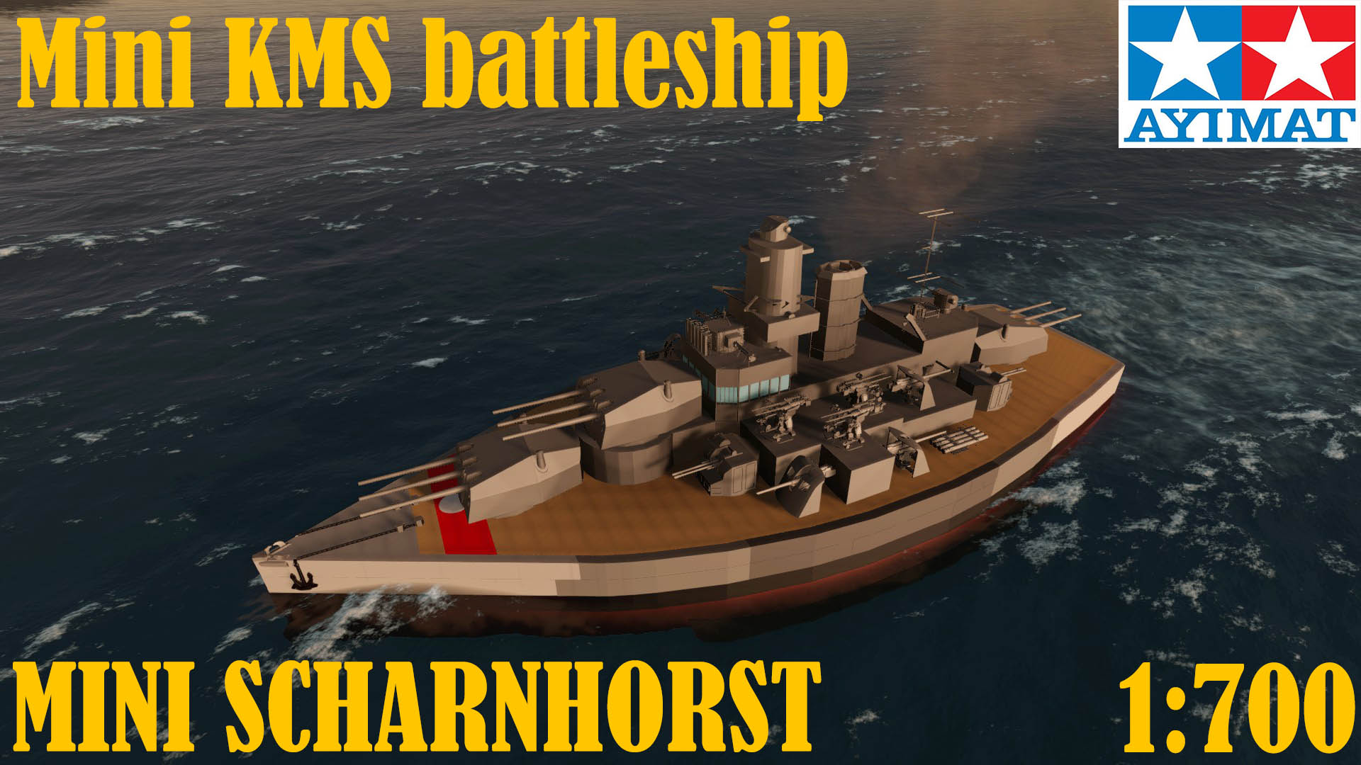 Mini KMS battleship