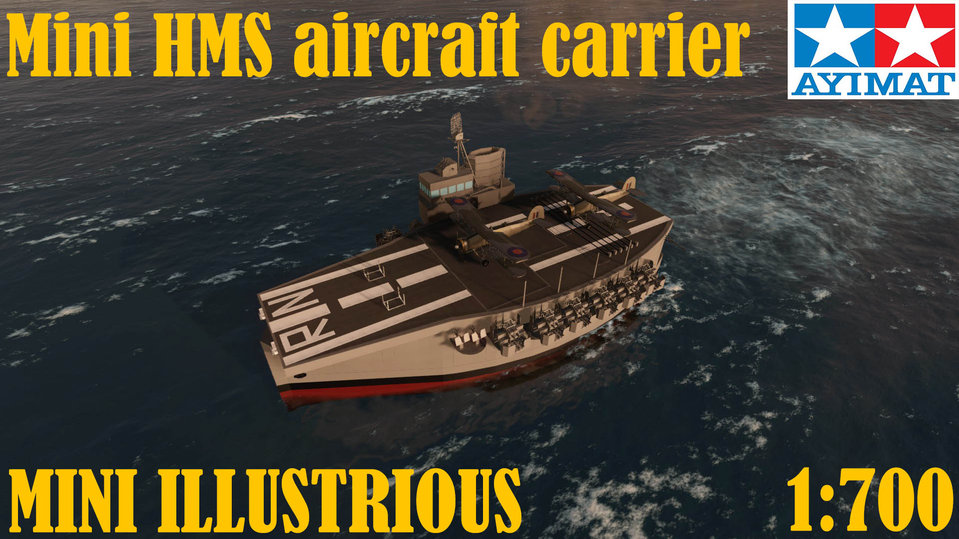 Mini HMS aircraft carrier