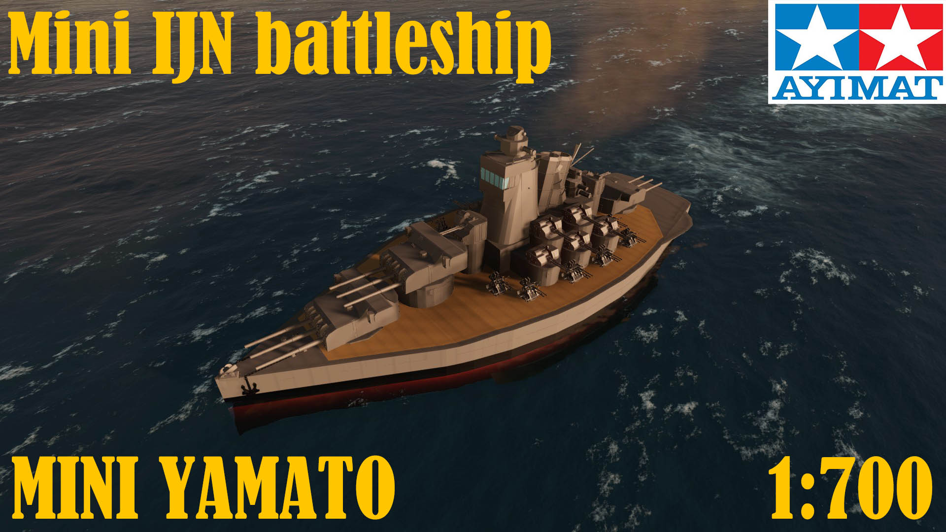 Mini IJN battleship