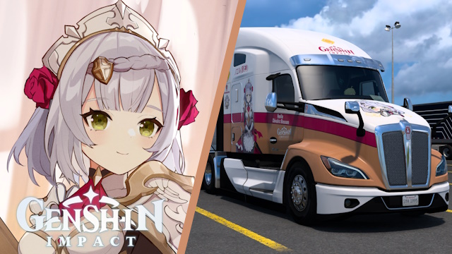 Kenworth T680 2022 Noelle - Genshin Impact [Combo Skin]