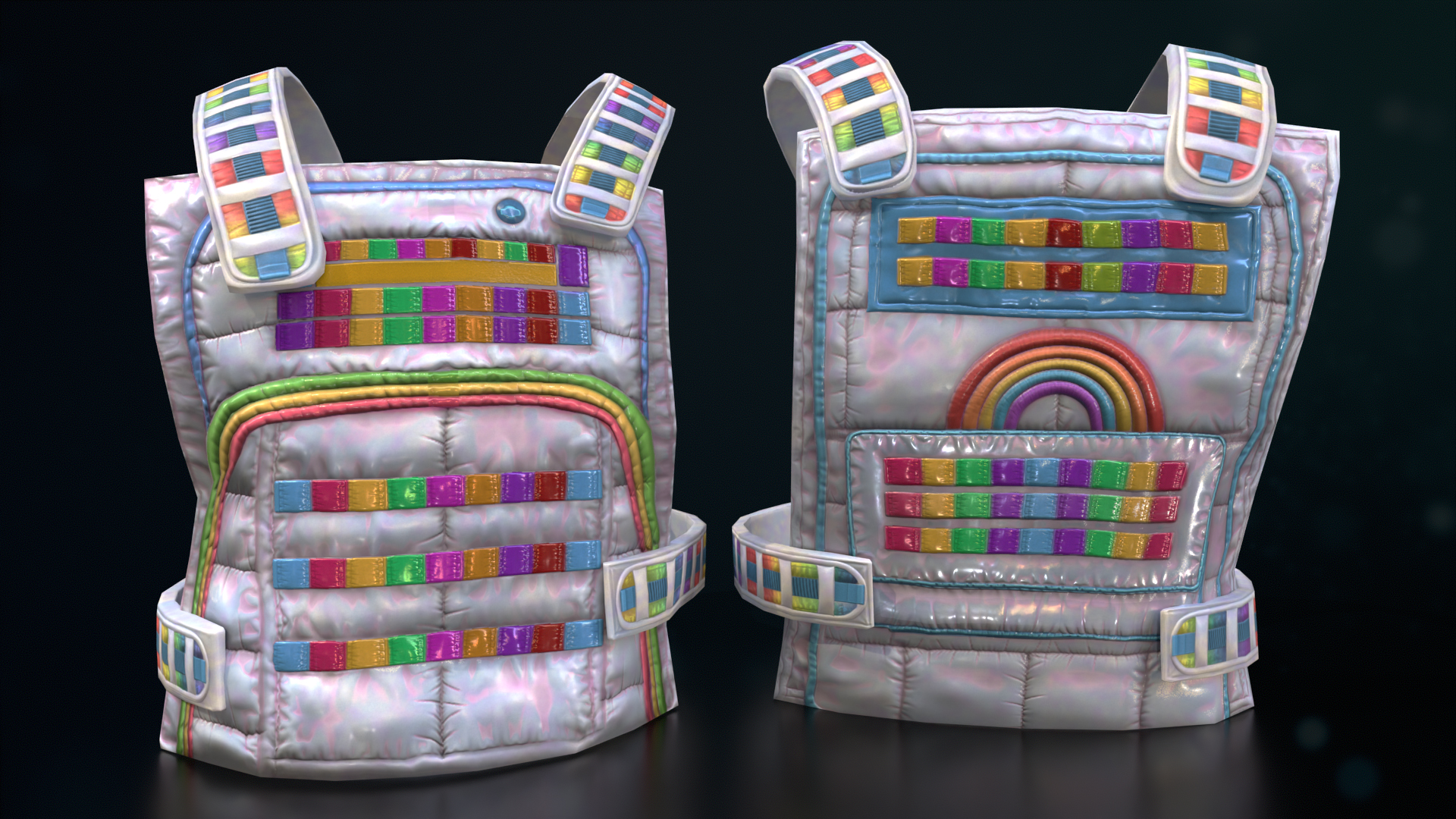 Rubius Rainbow Chestplate