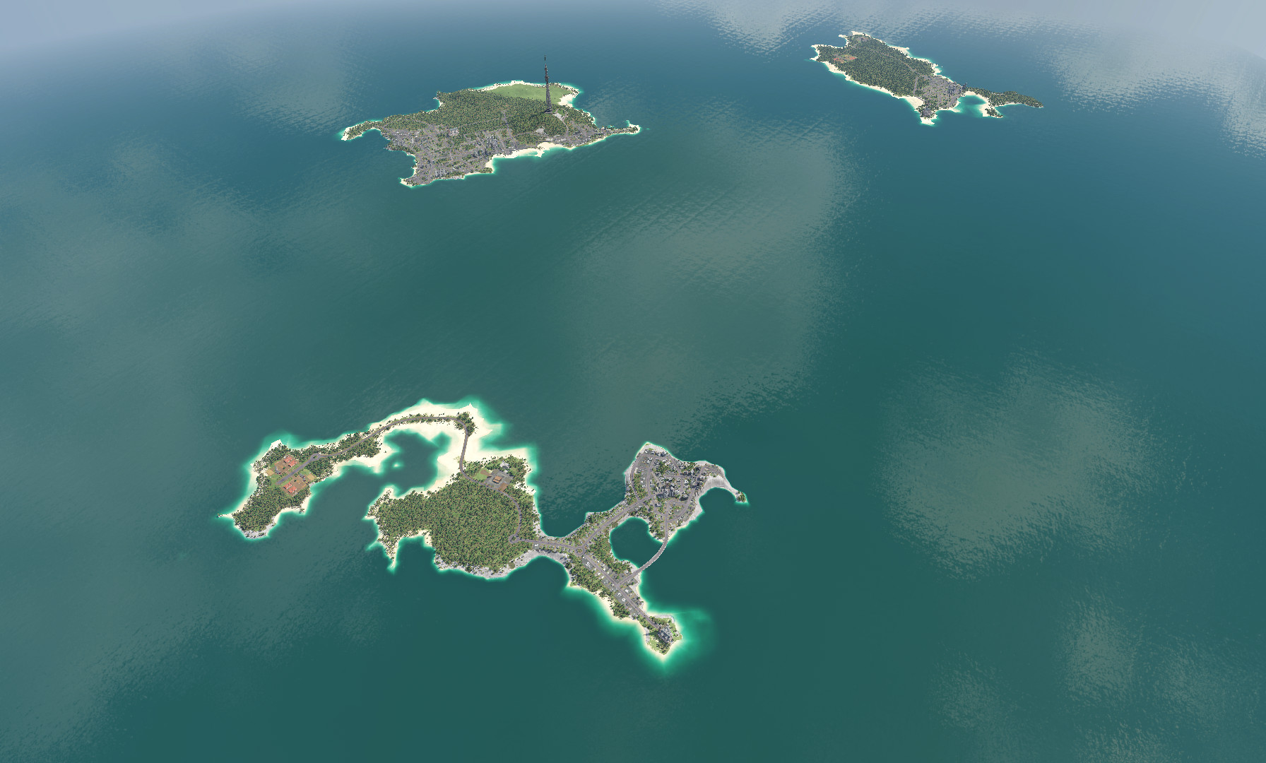 Three islands
