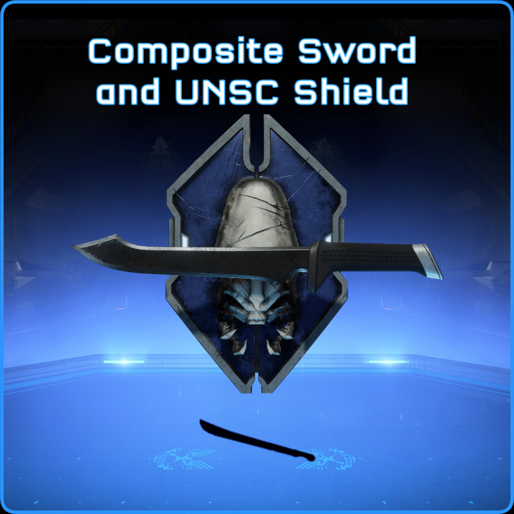 Composite Sword and UNSC Shield (Machete)