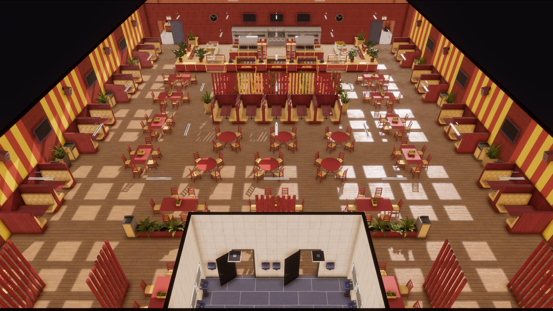 (M1) Red-yellow Fast Food Restaurant preview