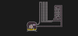 Methane refrigerator with compressor