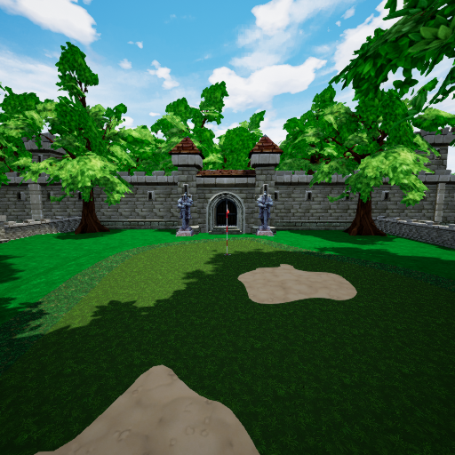 MEDIEVAL 18 HOLE REAL GOLF COURSE
