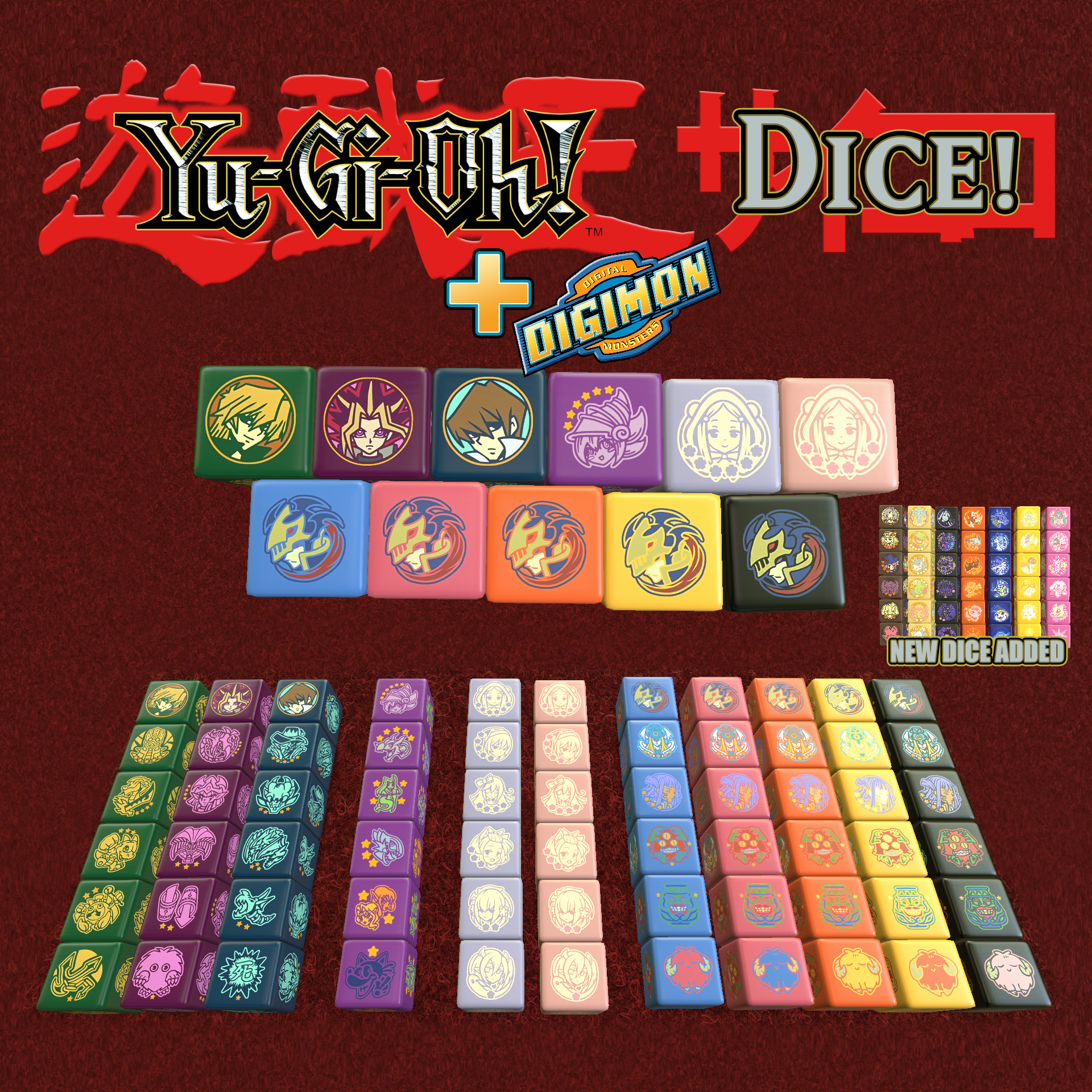 Yu-Gi-Oh! Dice D6 (Art by Amanda Lapalme)