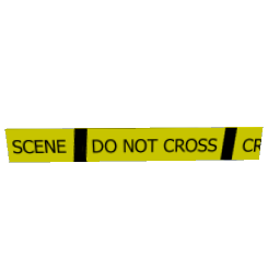 Crime Scene Tape 1Meter