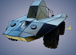 Amphibian car