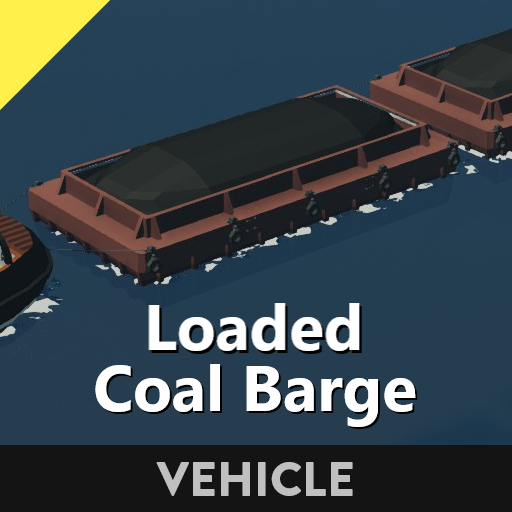 Loaded Coal Barge