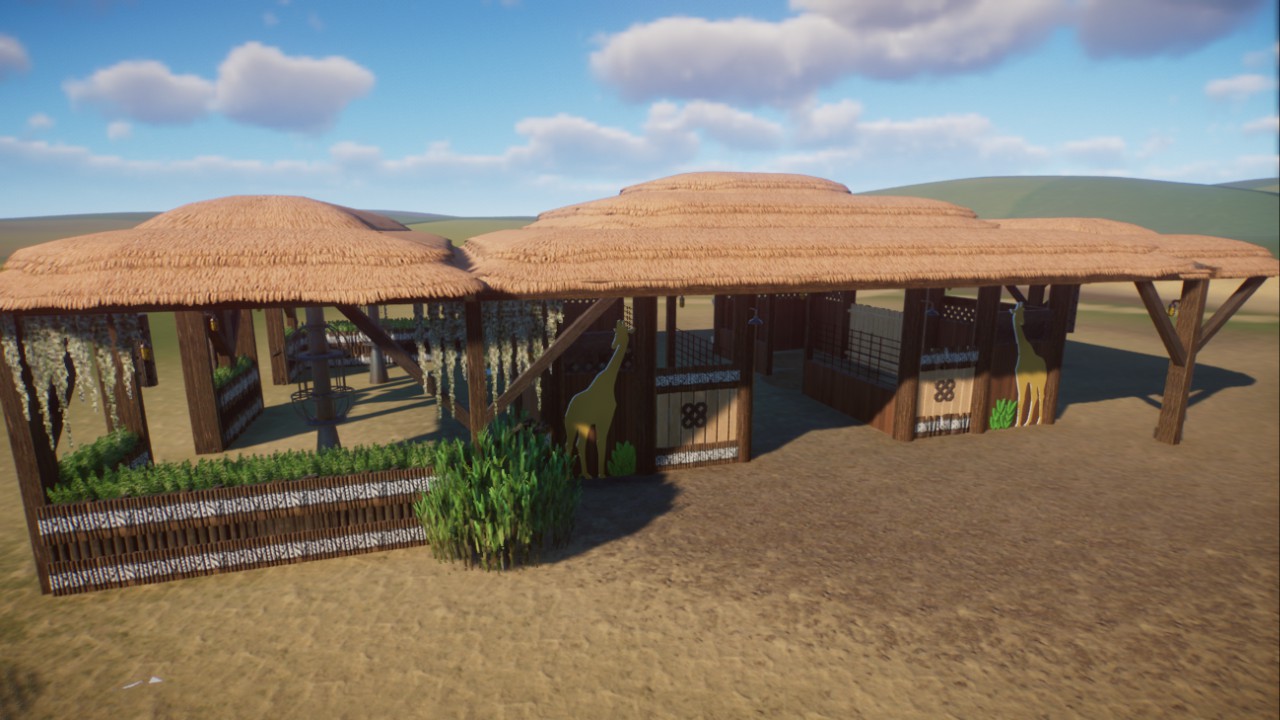 Girafe / Giraffe shelter