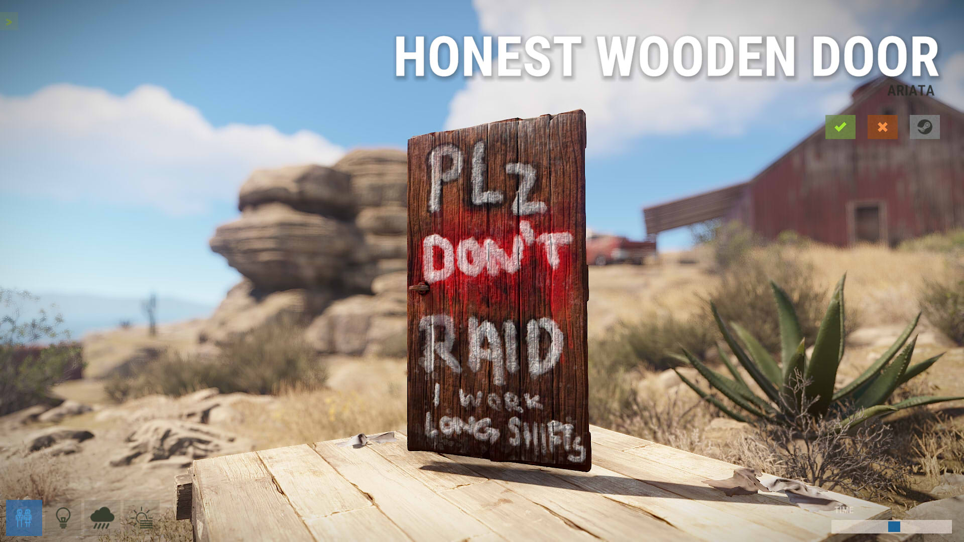Honest Wooden Door