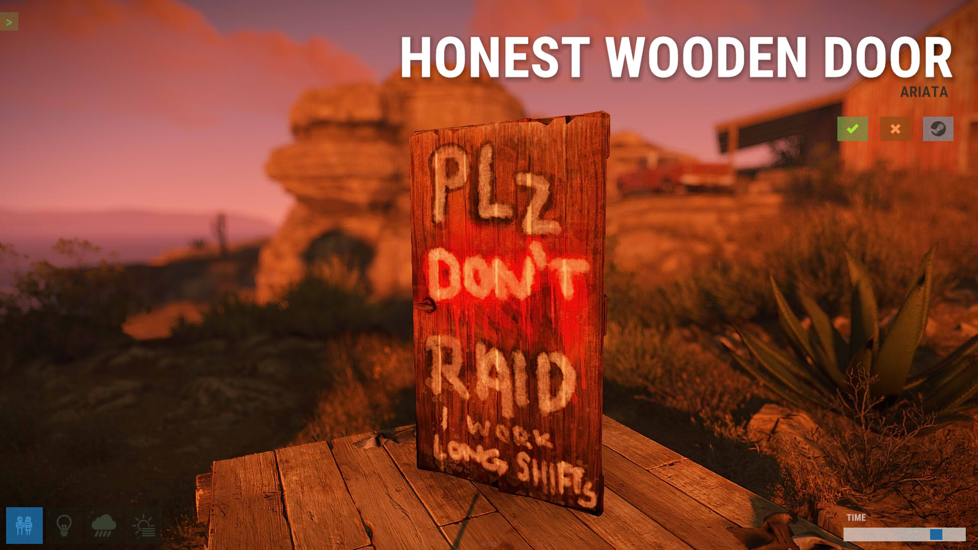 Honest Wooden Door