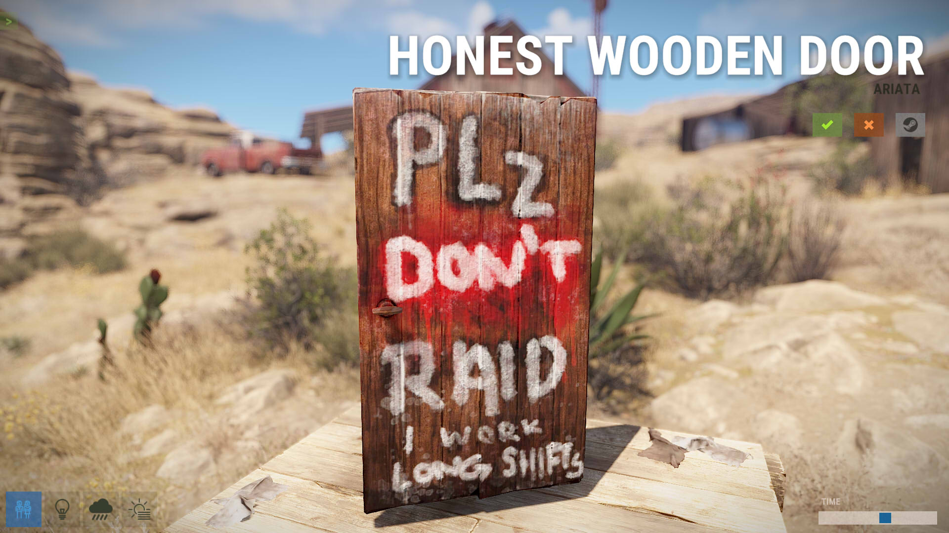 Honest Wooden Door