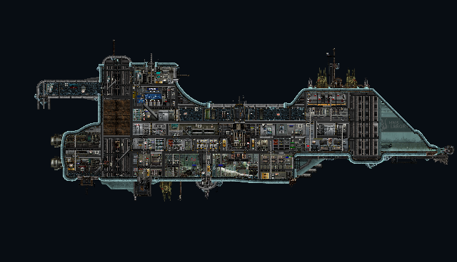 HMS TERROR Icebreaker Class - Liftless/AI friendly variant – Barotrauma Mod