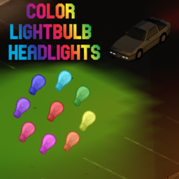 Color Lightbulb Headlights – Project Zomboid Mod