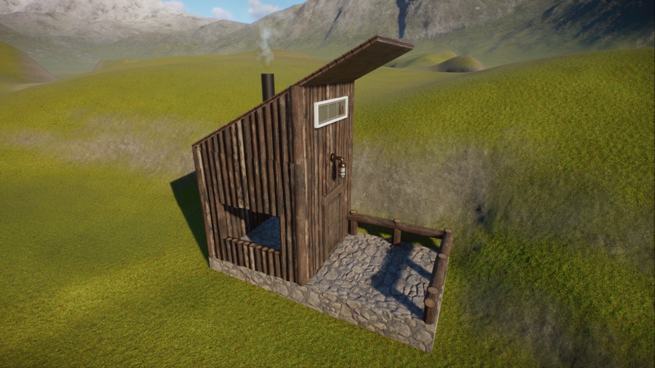 Tiny Rustic Cabin 9