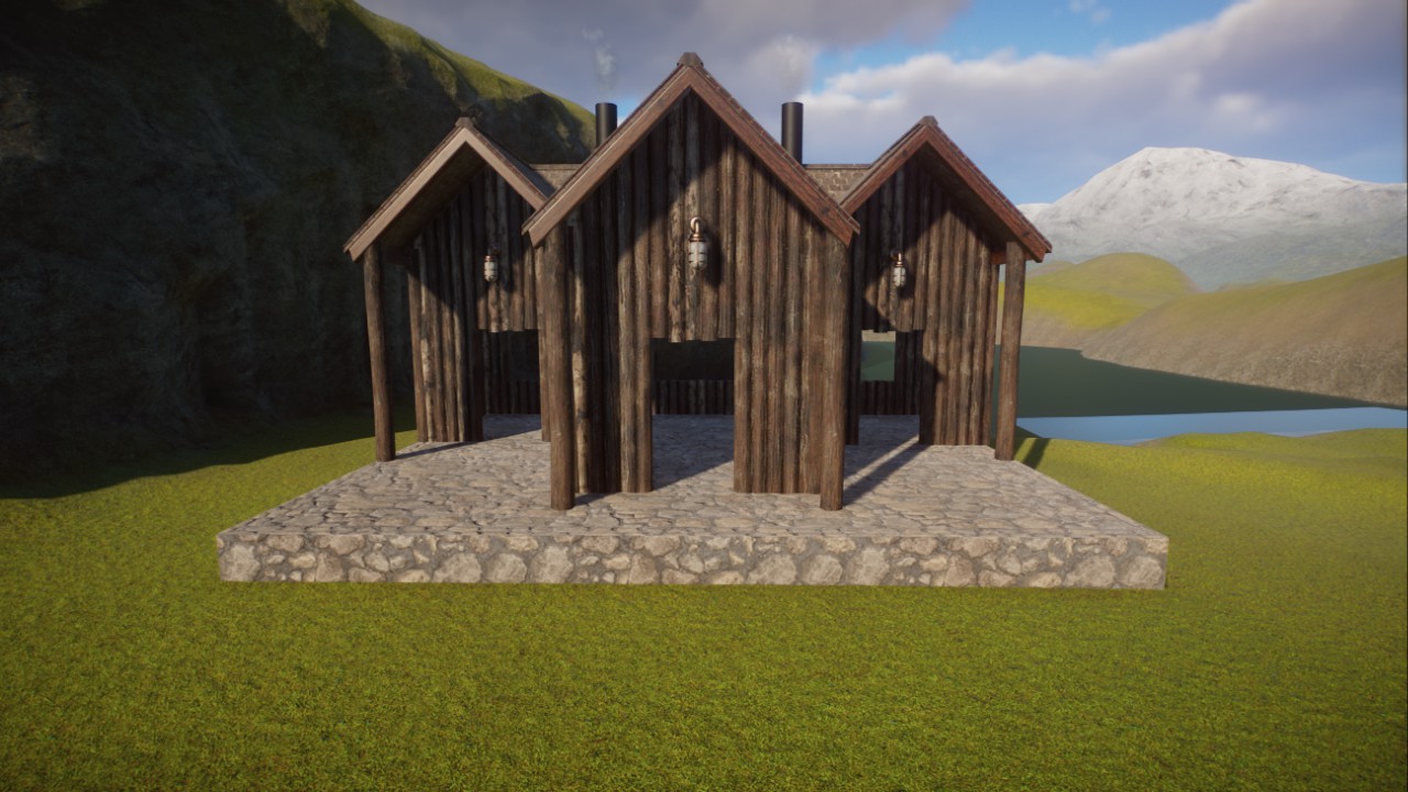 Rustic Cabin with 3 Gables