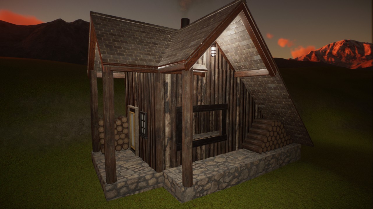 Tiny Rustic Cabin 11