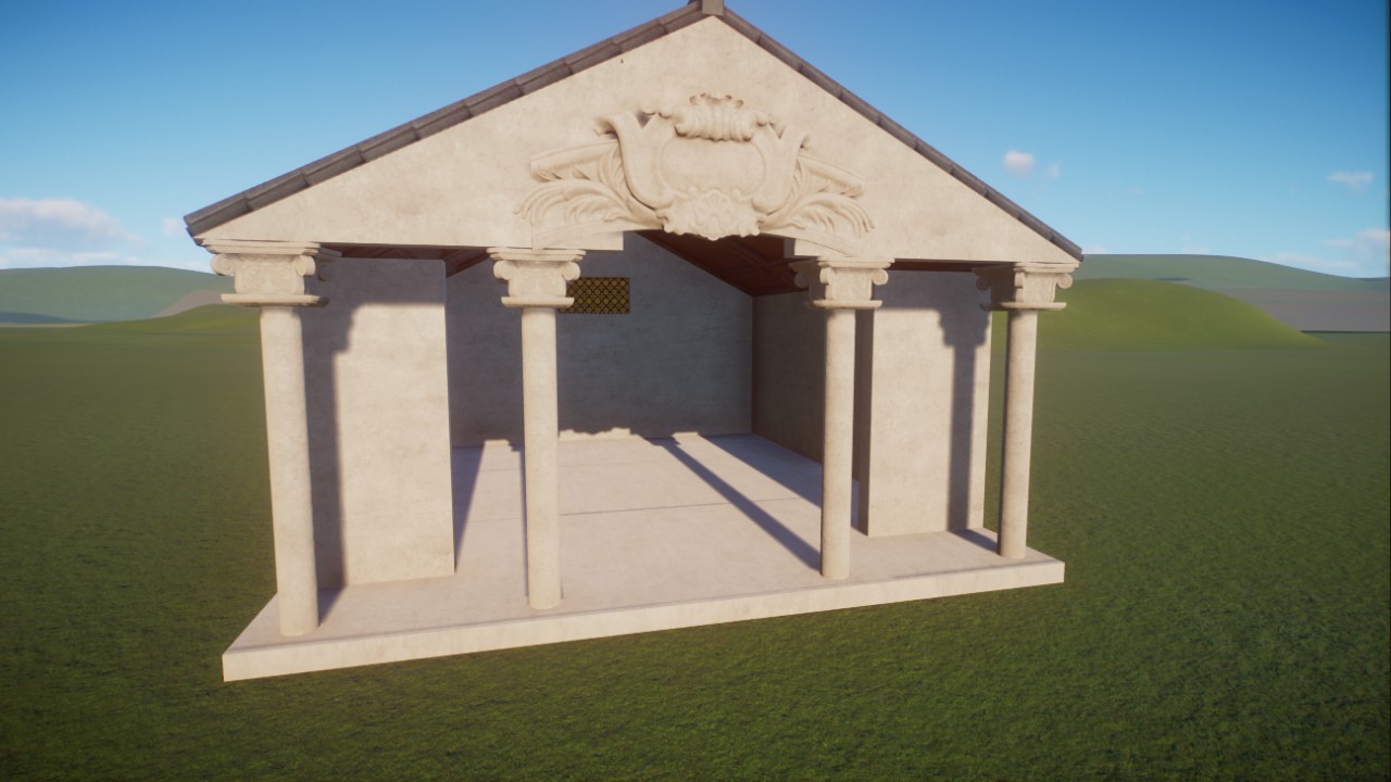 Haunted Mausoleum Shelter