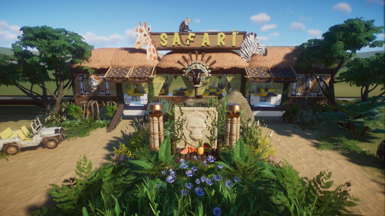 Safari ride station