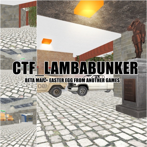 CTF_LAMBDABUNKER (BETA)+ EASTER EGG FROM ANOTHER GAMESS – Team Fortress 2 Mod