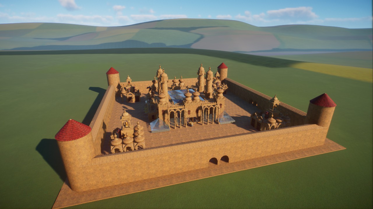 Indian temple complex