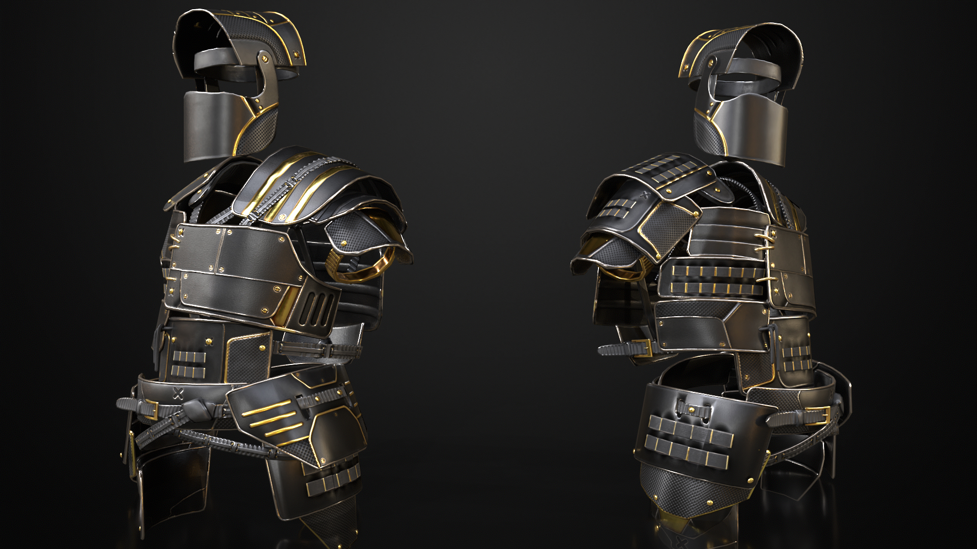 Black Gold Vest