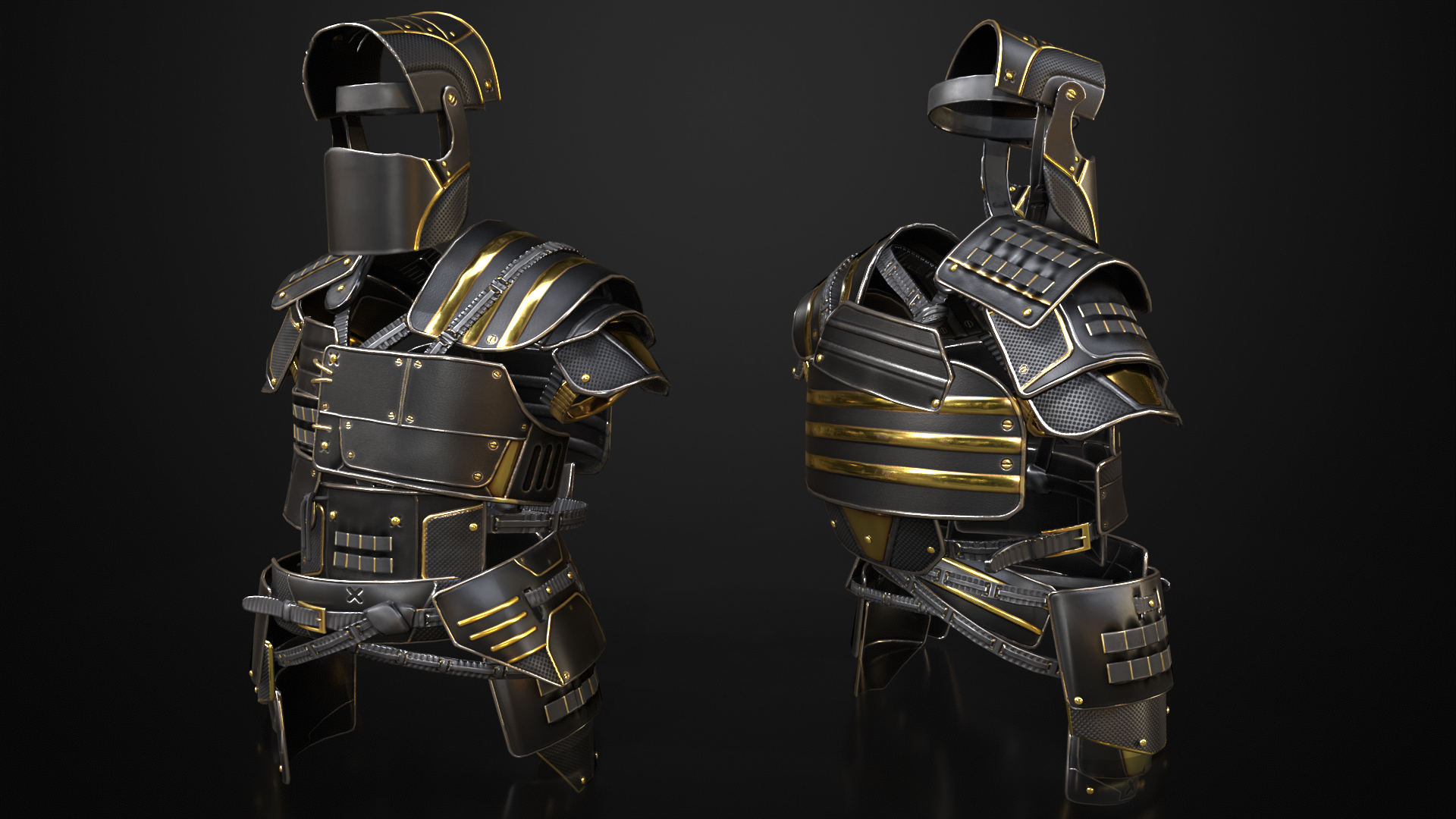 Black Gold Vest