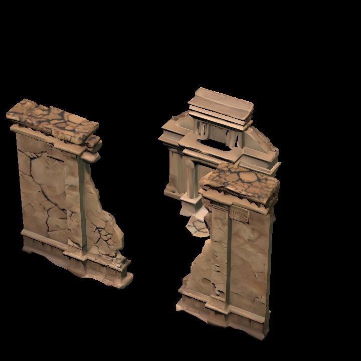 Ruins desert palace 6
