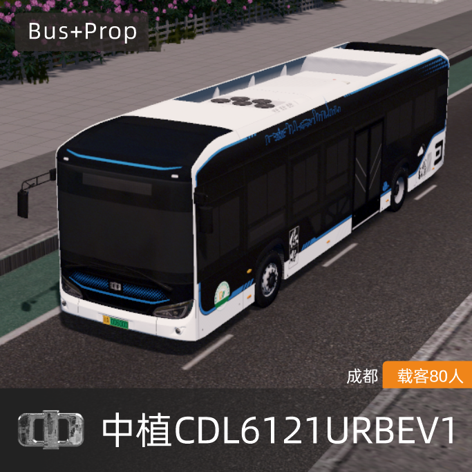 中植CDL6121URBEV1成都 ZEV BUS Chengdu China