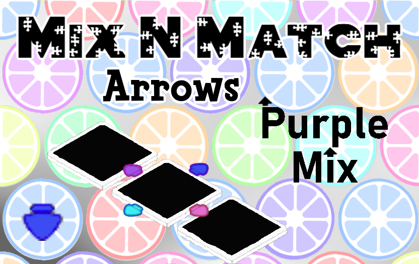 MixN'Match Arrows Mixed Purple OJ