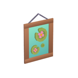 Hanging Lilypad Art