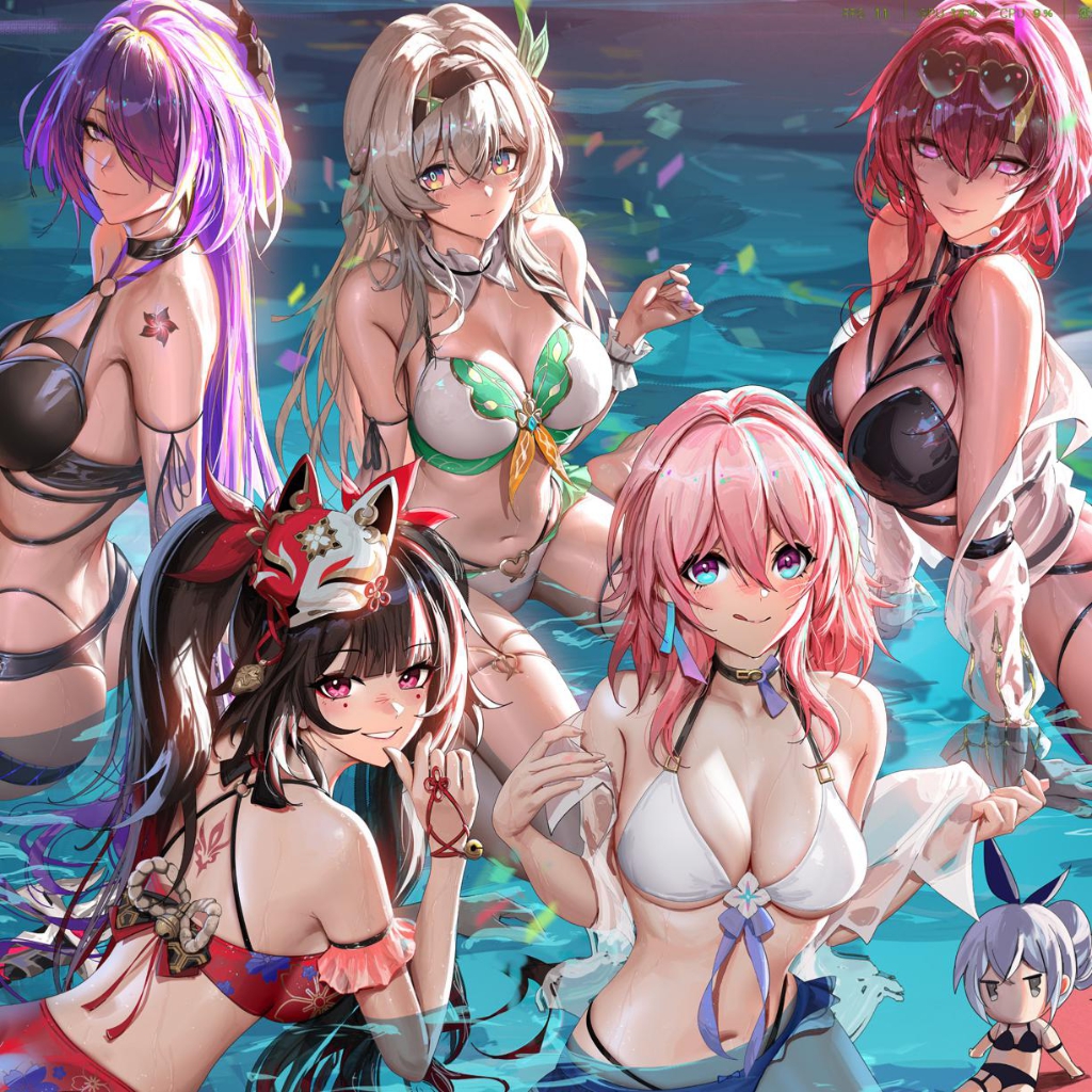 崩铁 泳池 X-ray preview