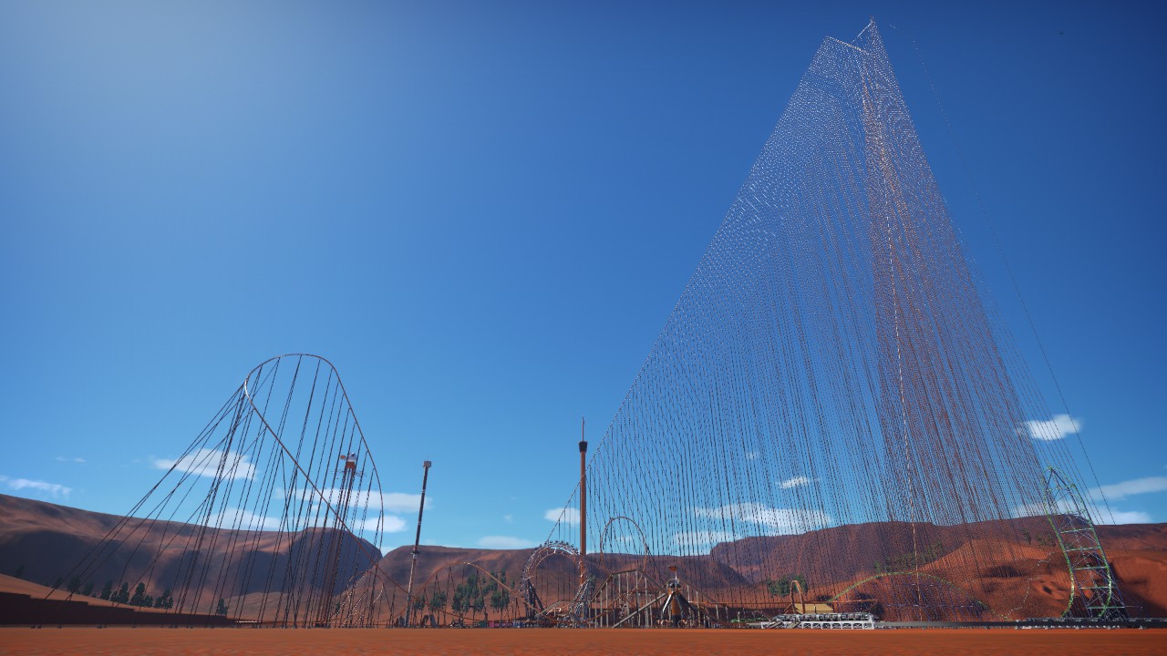 1,000 Meter Tall Roller Coaster (sandbox park) preview