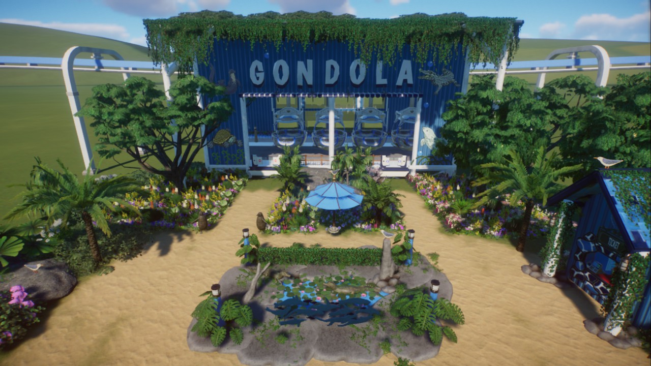 Gondola ride station