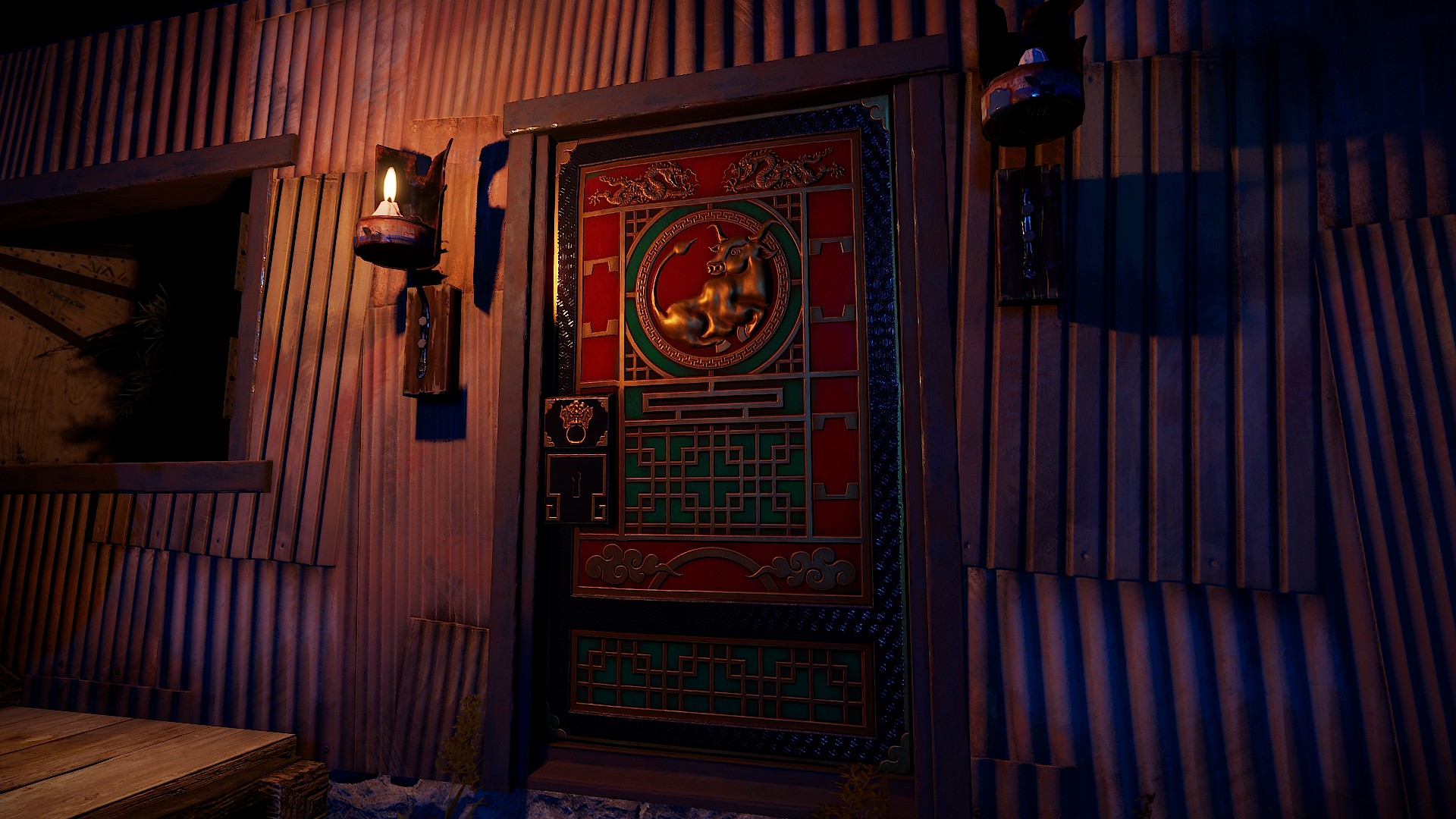 Lunar Ox Door