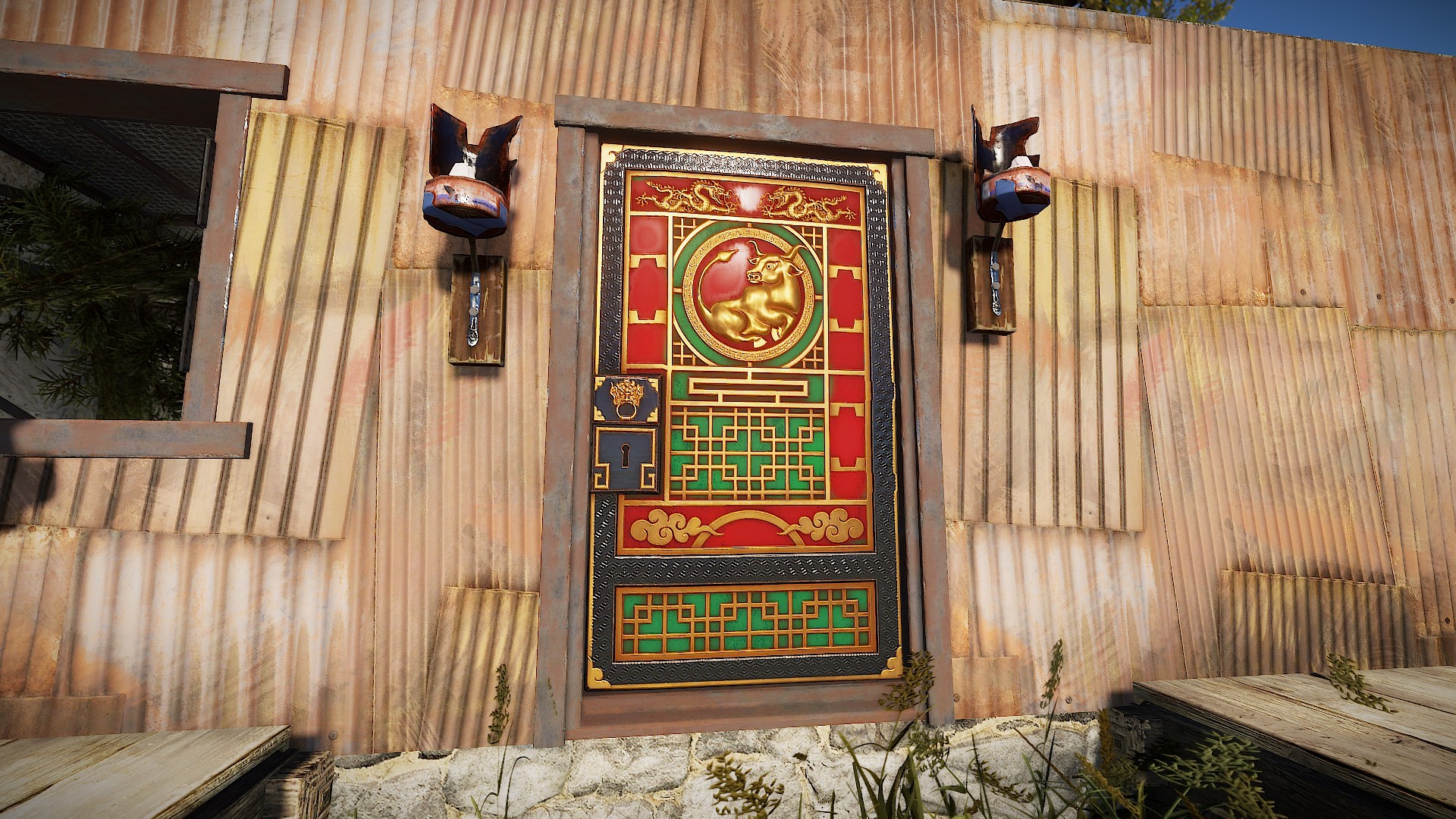 Lunar Ox Door