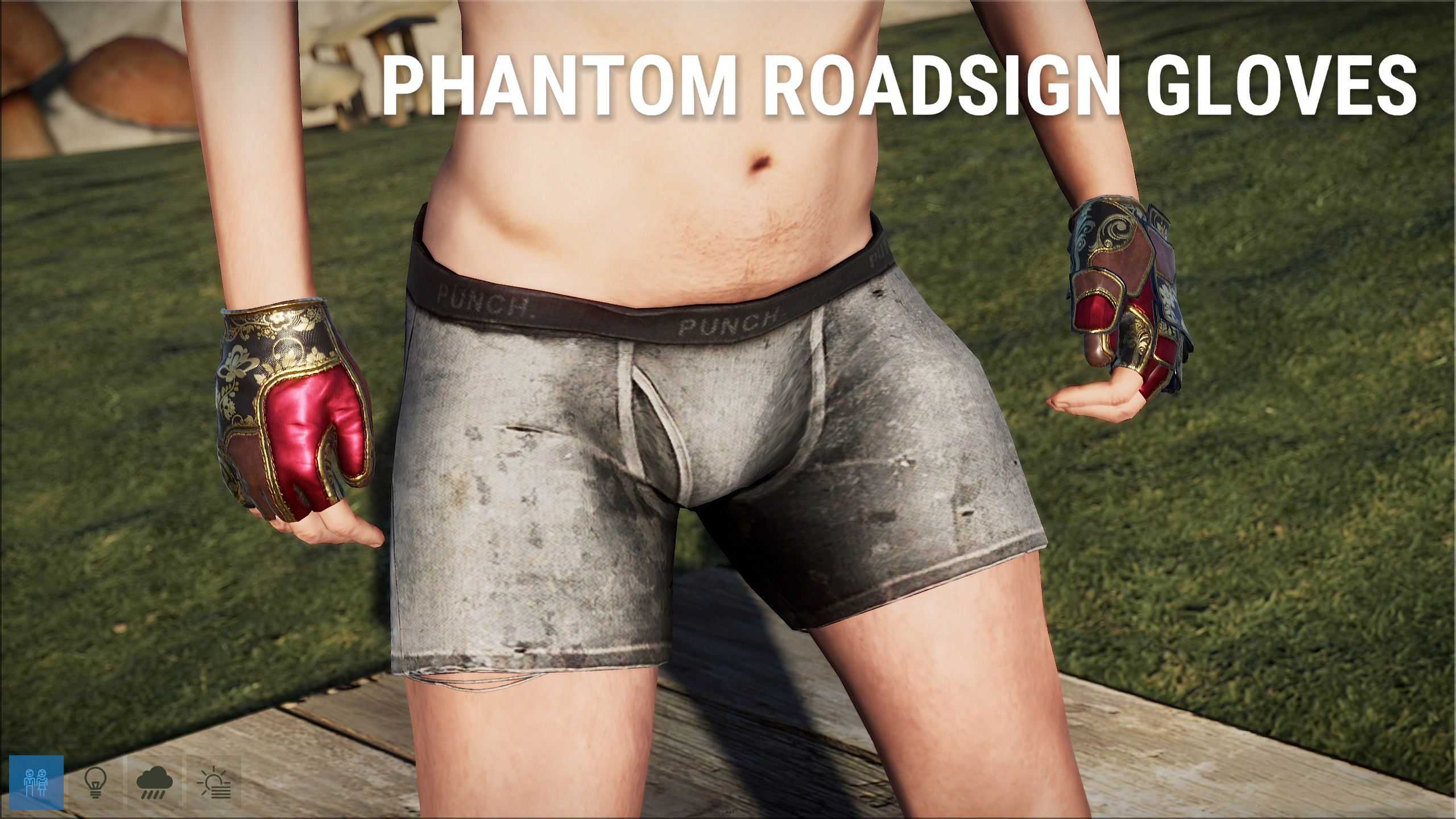 Phantom Roadsign Gloves