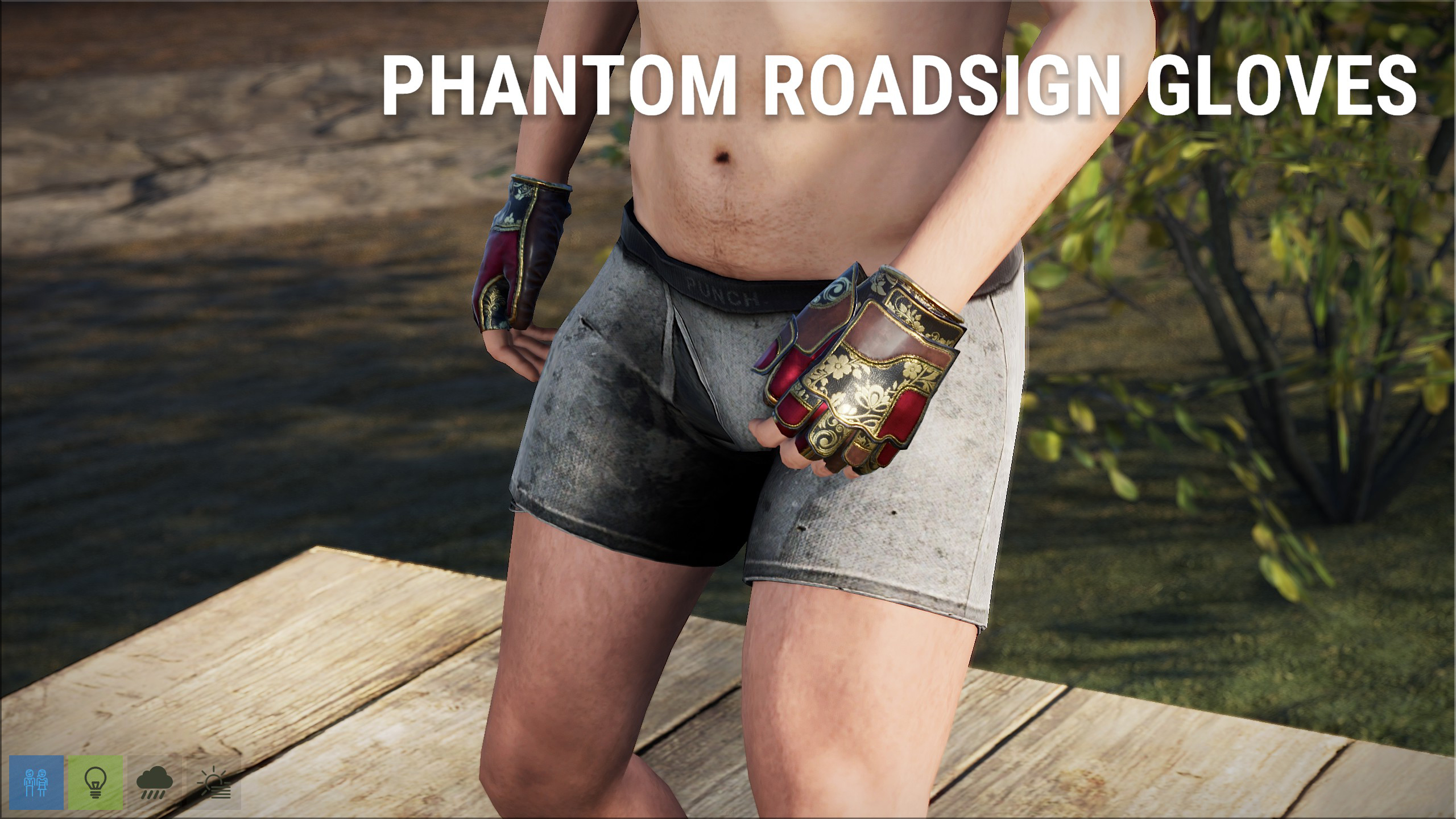 Phantom Roadsign Gloves