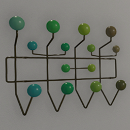 Designer Coat Rack Green