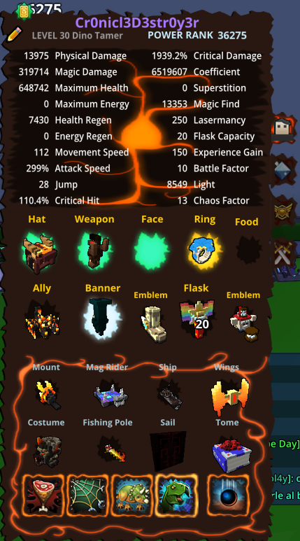 Lava UI Charsheet
