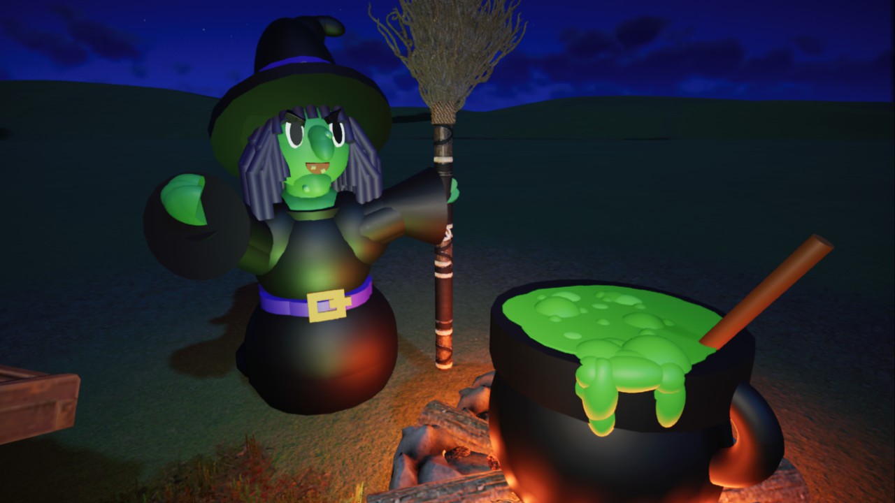 🕷️ Halloween witch decoration 🕷️